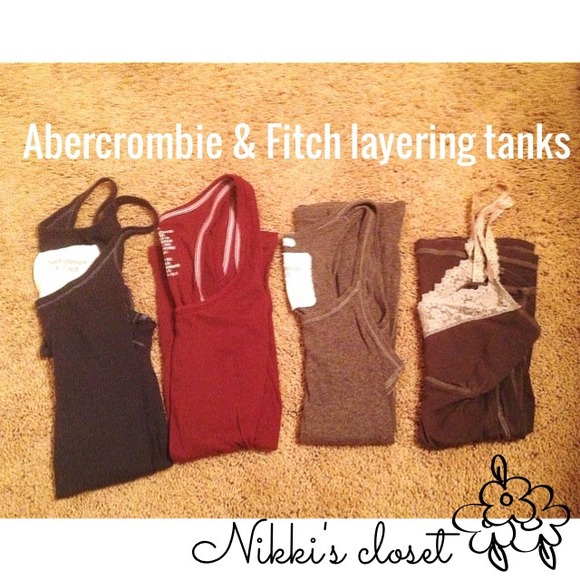 Bundle of Abercrombie layering tanks