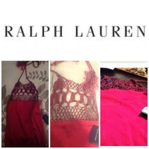 🎉hp 3-3-18 ! ! Ralph  Lauren blue label halter☀