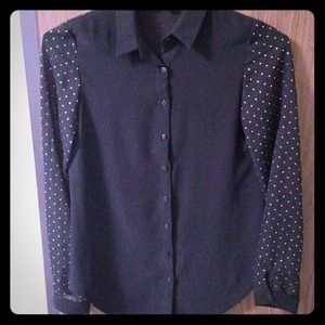 Black Zara blouse