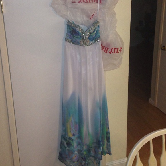 Blue Cachet prom dress