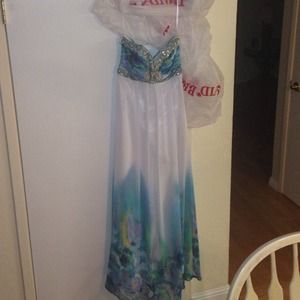 Blue Cachet prom dress