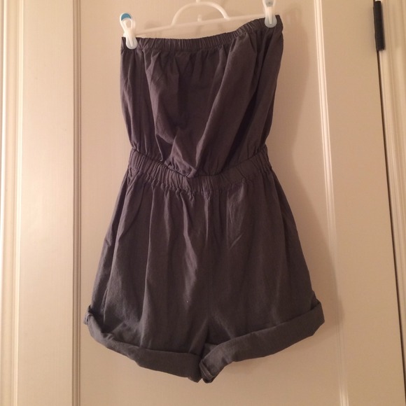 American Apparel Strapless Romper