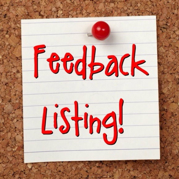 Feedback Listing!