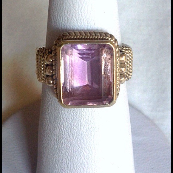 Amethyst sterling ring SOLD