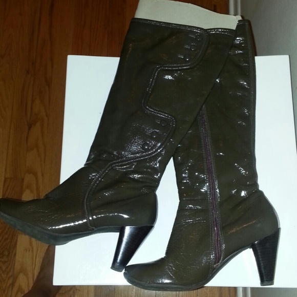 Bronx brand waterproof leather zip up boots