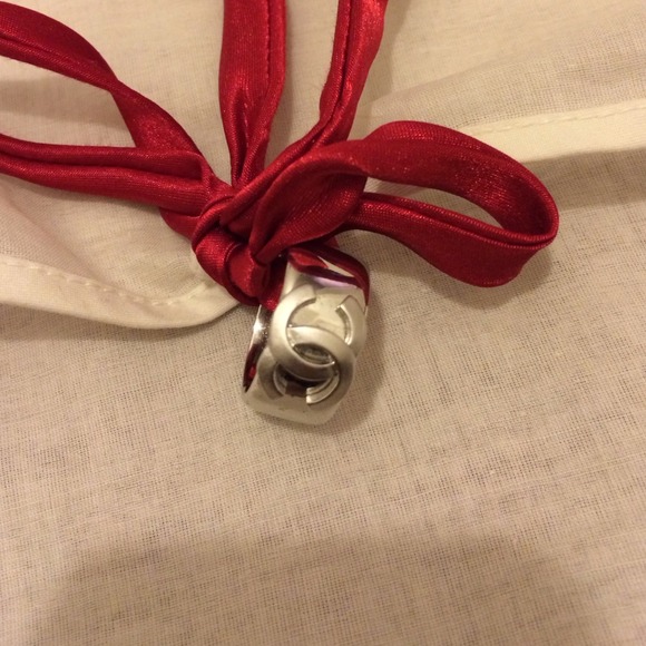 Silver Ring with CC logo