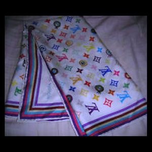Louis Vuitton Murakami Eye Love You Silk Scarf