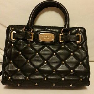 MICHAEL Michael KORS Hamilton Satchel Black