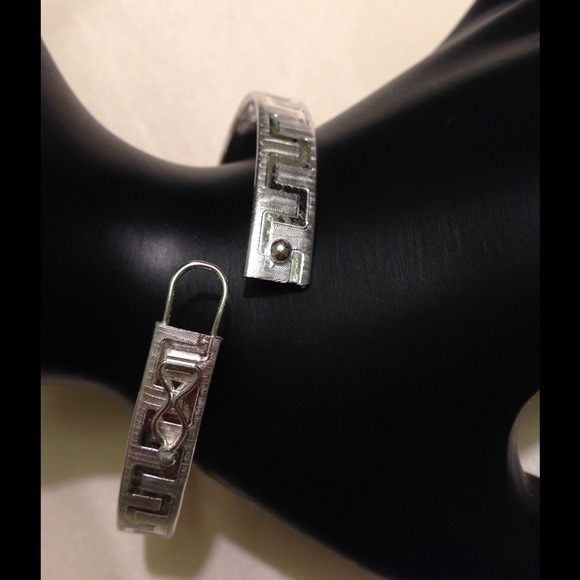 925 silver Greek key bangle - Picture 4 of 4