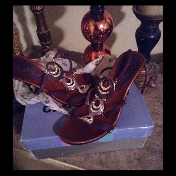 👠👠👠Micro suede Purple sandals👠👠👠