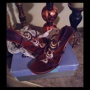 👠👠👠Micro suede Purple sandals👠👠👠