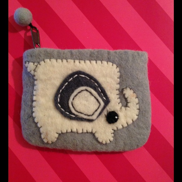 Gray Elephant Coin pouch