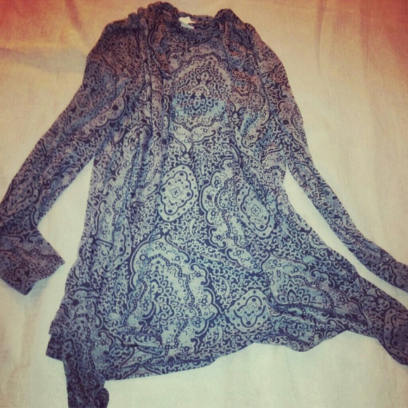 Black Grey Cardigan/Shirt