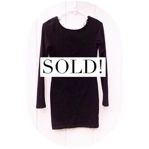 F21 Black Bodycon Dress