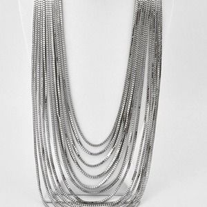 Multi chain necklace