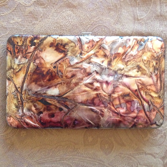 Lodis Metallic Leather Wallet