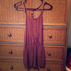 Brown romper