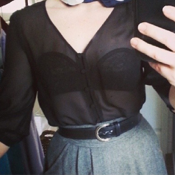 ISO sheer blouse similar to any of these 3! - Picture 2 of 3