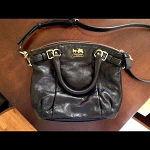 Coach crossover black purse.