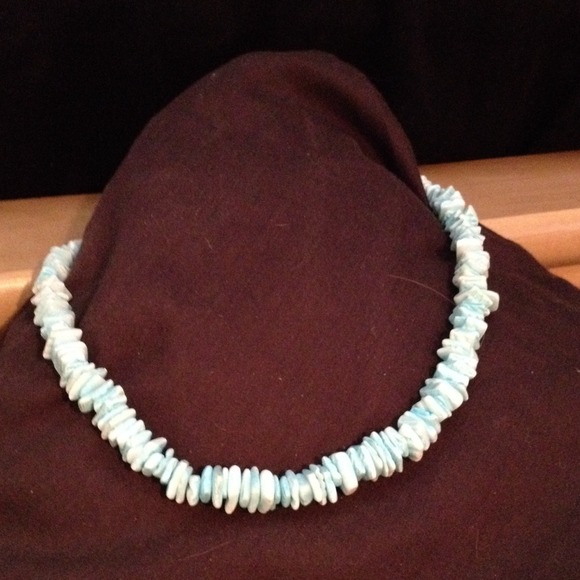 Light Blue Hawaiian Necklace