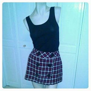 Host Pick!!! Express Plaid Mini Skirt