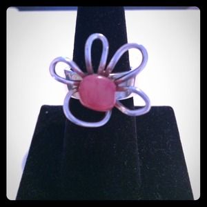 ⬇️LOW⬇️Modern Silver 925 and a Red Topaz stone