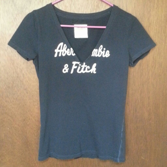 Abercrombie & Fitch navy blue top