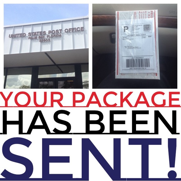 YOUR PACKAGE HAS BEEN SENT!💙📫📦🚐