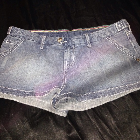 Denim shorts