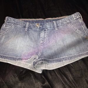 Denim shorts