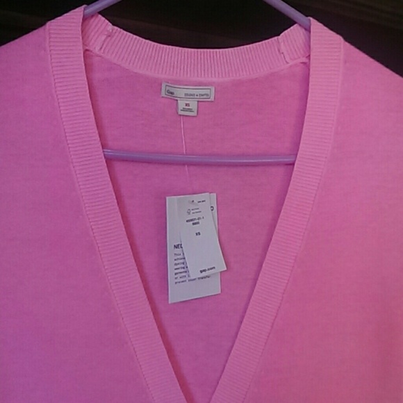 Hold! Gap boyfriend cardigan in BRIGHT PINK - New! - Picture 3 of 4