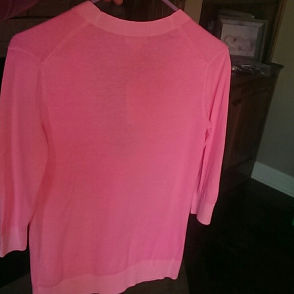 Hold! Gap boyfriend cardigan in BRIGHT PINK - New! - Picture 4 of 4