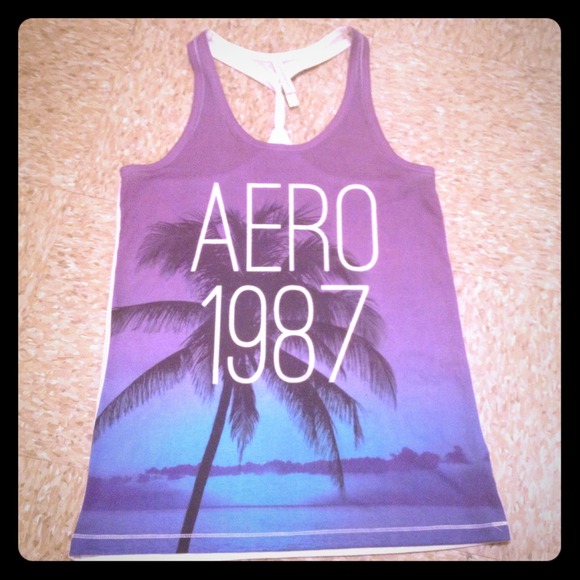Aeropostale Graphic Tank Top