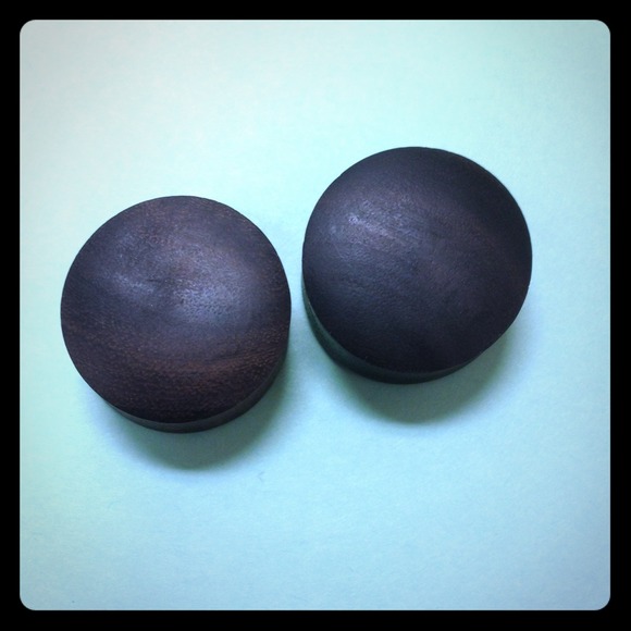 1 13/16 black arang wood plugs