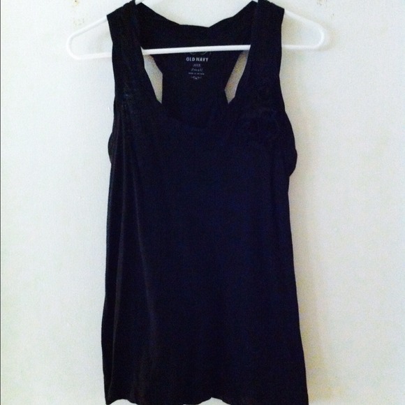 NWOT tag. Black racerback tank