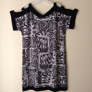 REDUCED to sell!! Black and white sheath dress