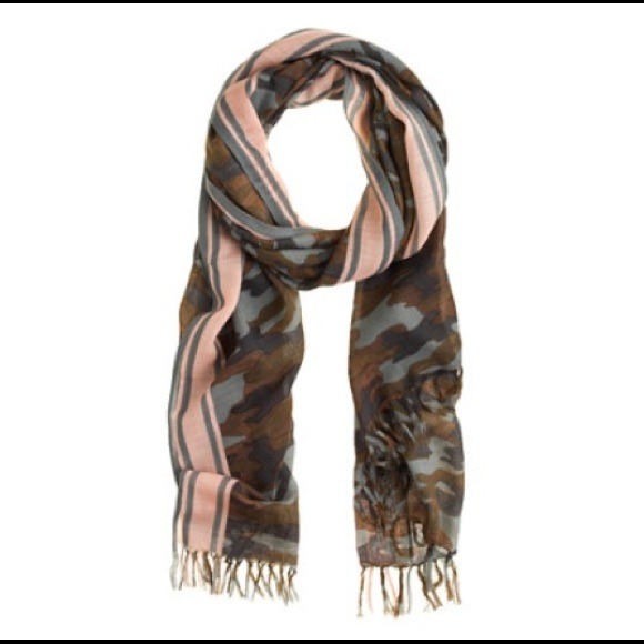 SOLD OUT JCREW Camo Scarf
