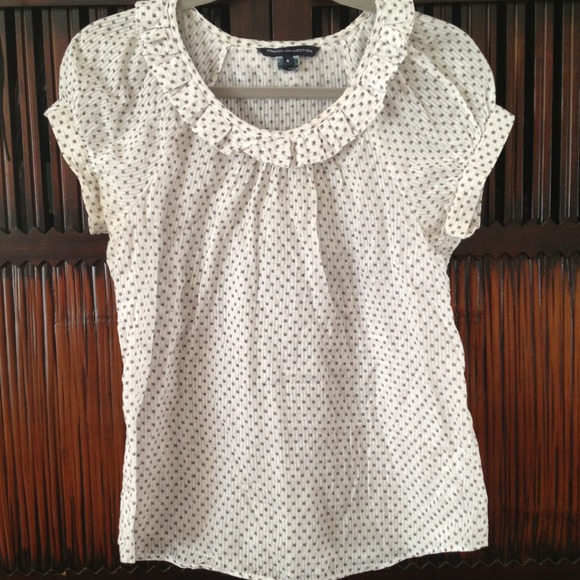 French Connection lightweight top with cap sleeves