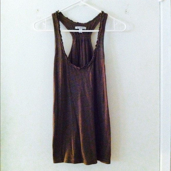 NWOT American Eagle brown racerback tank