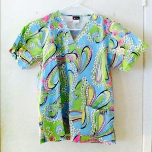 NWOT scrub top