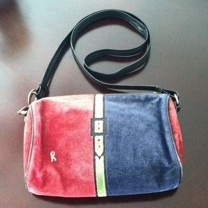 Vintage Roberta Di Camerino velvet evening bag