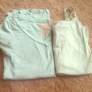 Name brand tee and tank set