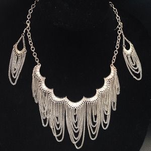 🔴Necklace Set with Rhinestones