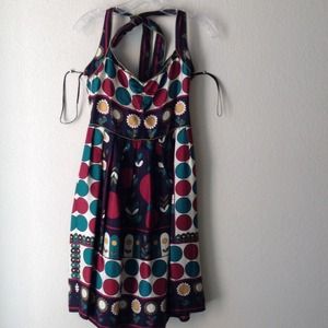 Darling Nicole miller halter silk dress