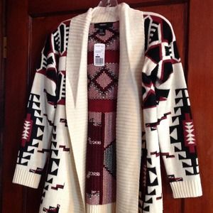NWT Tribal Print Sweater