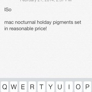 mac nocturnal pigments