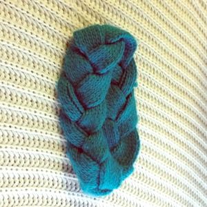 knit braided headwrap