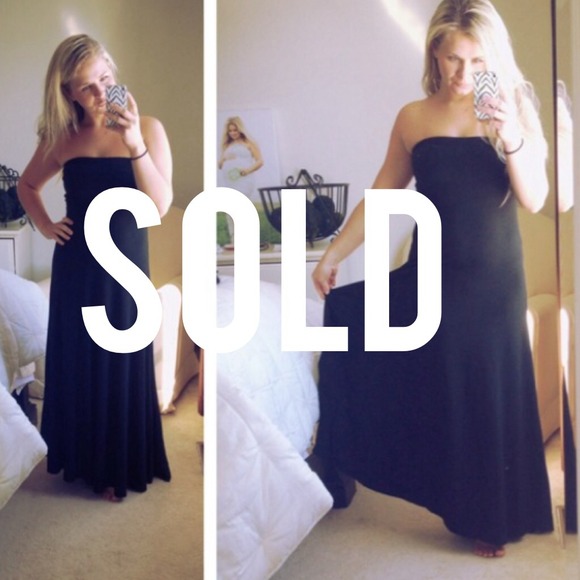 Fire Los Angeles Strapless dress💛