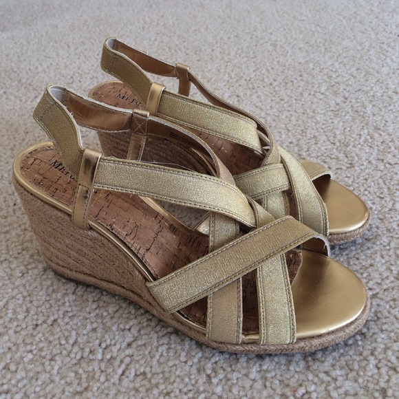 SOLD Gold wedges