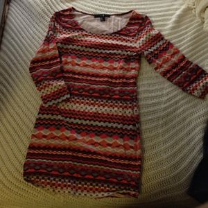 tribal body con dress